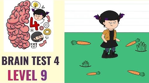 🧠 Brain Test 4 Level 9 | I must find the biggest carrot | Walkthrough