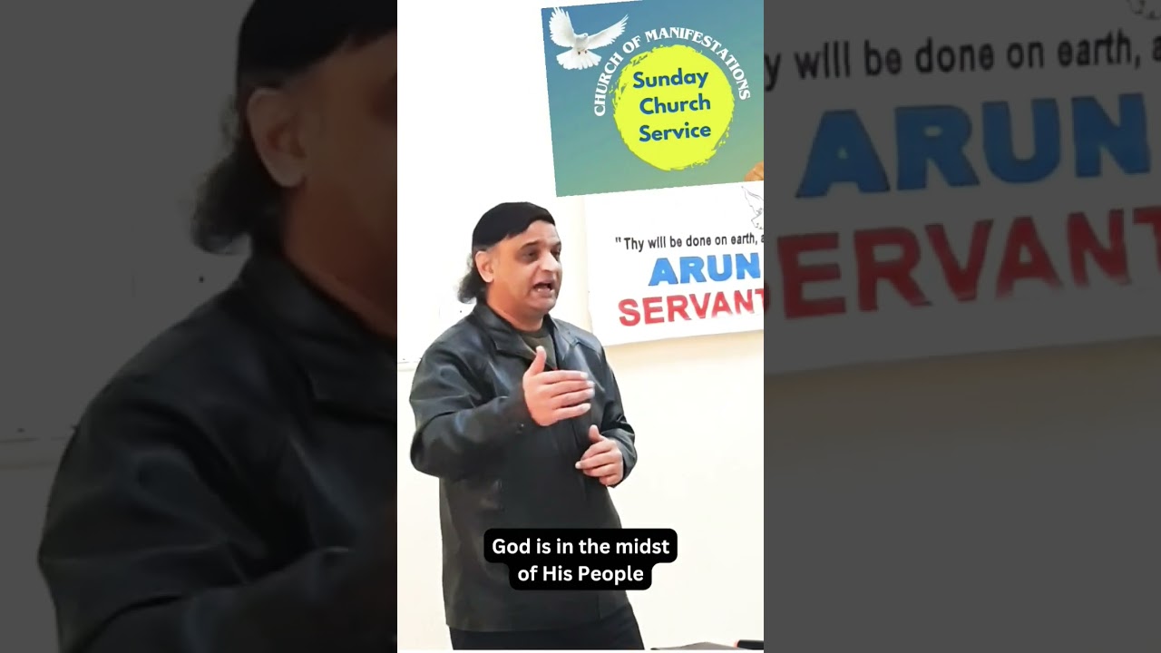Ps. Arun John - God is present with his people. 