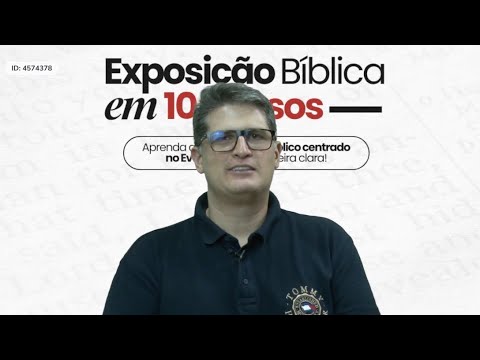 10 passos da preparação da exposição bíblica. Passo 1 gratuito