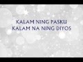 KALAM NING PASKU Cris Cadiang Lyrics 