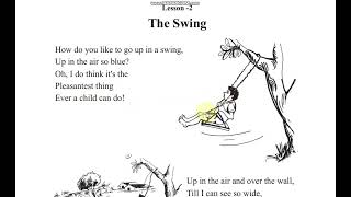 Lesson - 2 (The Swing) | MP Board Class 6th | English Reader (हिन्‍दी में) screenshot 4