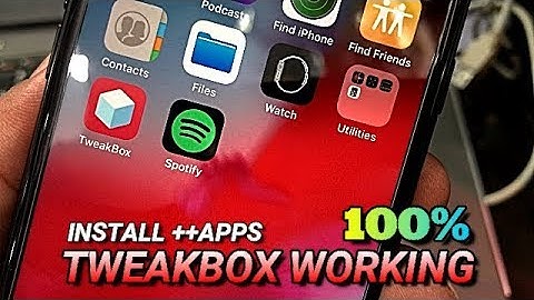TWEAKBOX WORKING 100% | INSTALL ++ APPS NO JAILBREAK iOS 12
