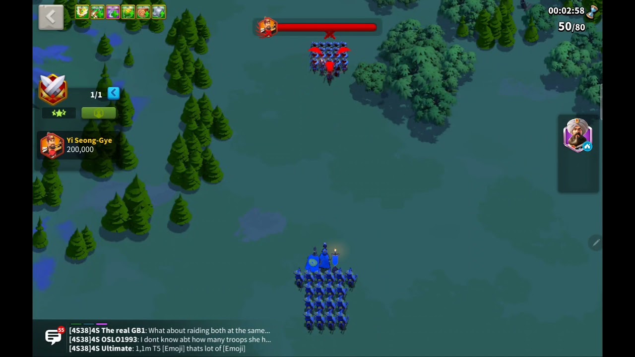 beating level 50 in expedition with one troop(Rise of Kingdoms)