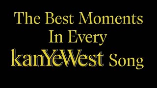 the best 5-7 seconds of every kanye song (but i chose everything way better than that other guy)