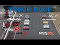 Eng cc track race 66  mrs vs civic vs integra vs s2000 vs evo6 vs rx7 vs nsx
