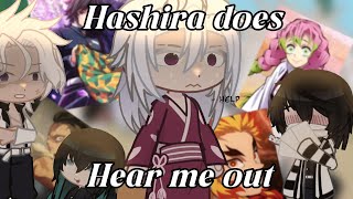 Hashira does 'hear me out' | Demon Slayer / KNY 🤍 Gacha life 2