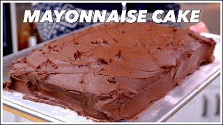 Chocolate Mayonnaise Cake Recipe Part 1  Glen And Friends Cooking