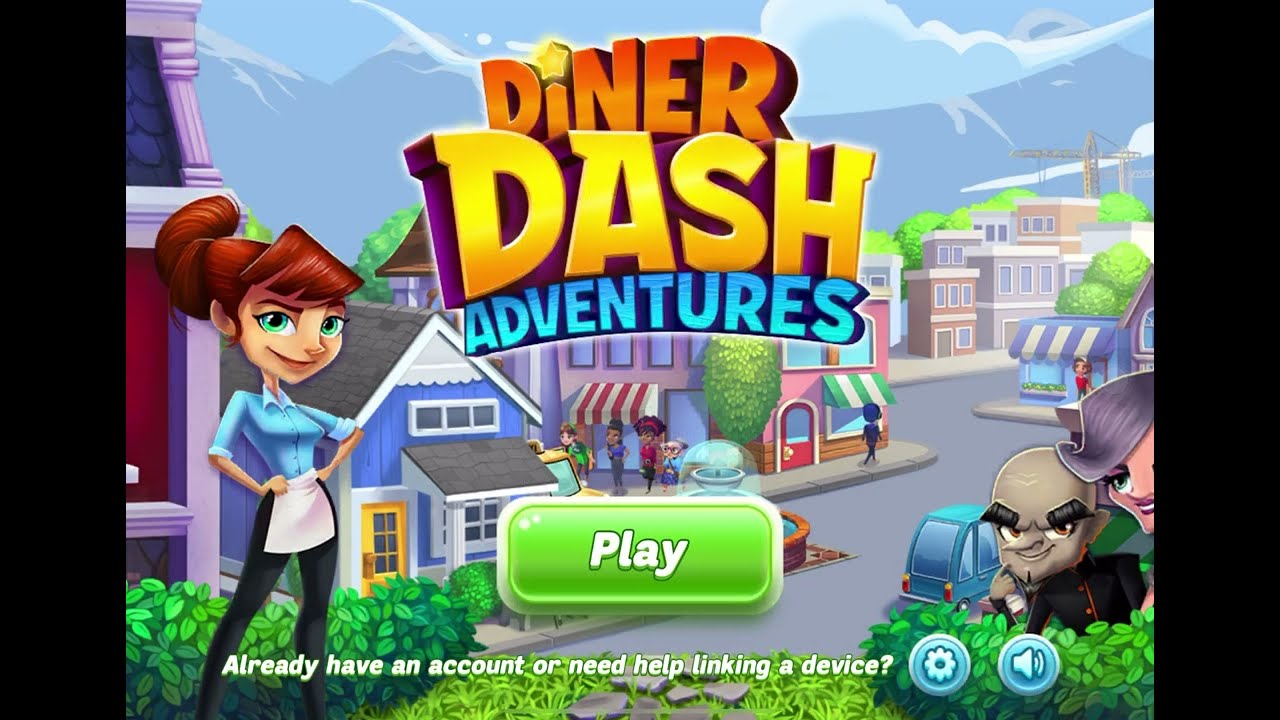 Diner DASH Adventures - Full Gameplay of Chapter 1: Return to DinerTown (No Commentary) 🍽️