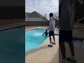 Alien just turned the pool into a tsunami 🌊💀 #shortvideo #viral #mindblowing