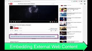 Canvas Embedding Content