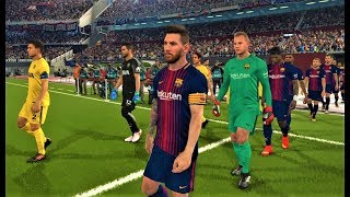 Barcelona vs boca juniors | pes 2018 gameplay pc
