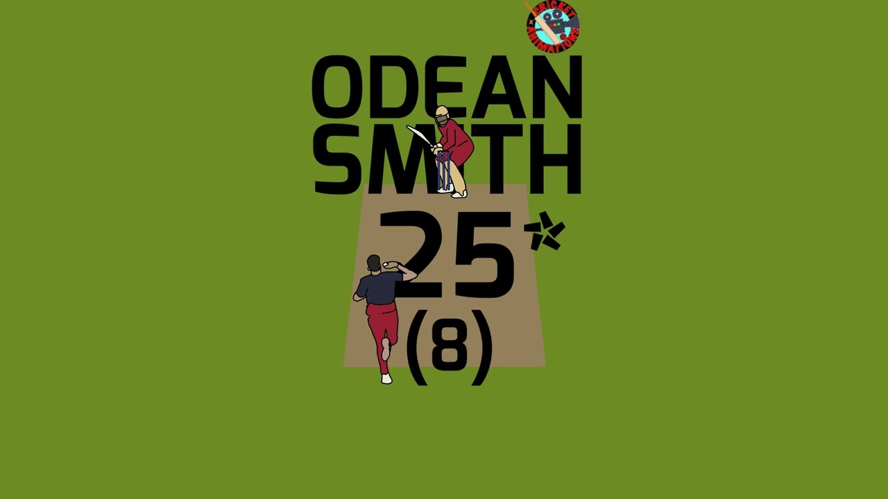 ODEAN SMITH SIX vs Siraj | IPL 2022 | TATA IPL | PBKS v RCB | Cricket Animations