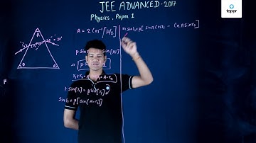JEE Advanced 2017 Physics Paper I Code 3 Q 4 Solution