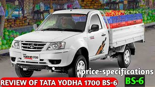 TATA YODHA PICKUP 1700 BS-6 IN HINDI review