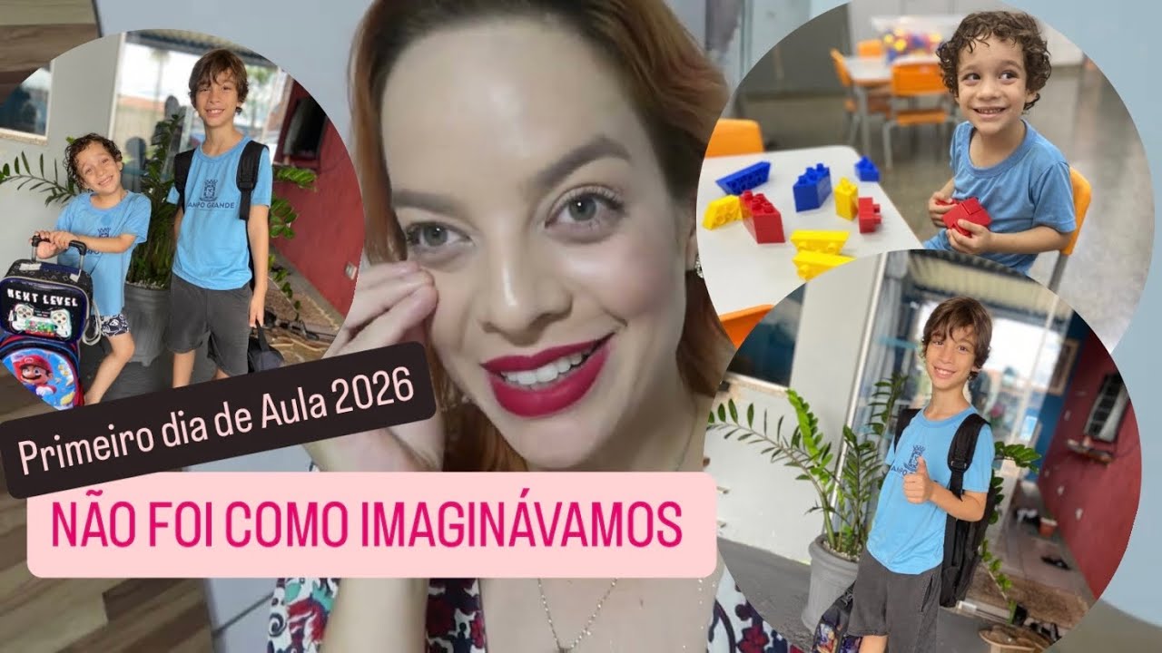 NÃO FOI COMO IMAGINÁVAMOS - PRIMEIRO DIA DE AULA JONATAS E VOLTA AS AULAS DO JOAQUIM