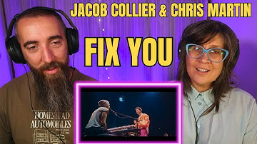 Jacob Collier & Chris Martin - Fix You (REACTION) with my wife