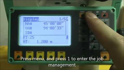HOW TO USE STAKE OUT FUNCTION IN RUIDE TOTAL STATION !!!!