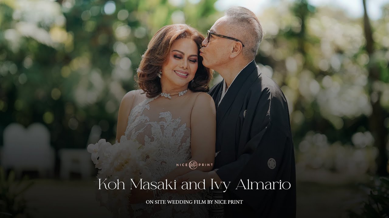 Ко Масаки и Айви Альмарио | Видеосъемка свадебного торжества от Nice Print