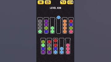 【Ball Sort Puzzle】Level.820