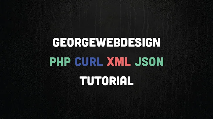 PHP cURL XML JSON Tutorial ( File Link In Description)