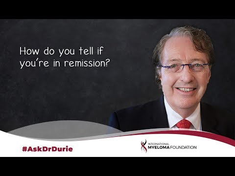 How do you tell if you’re in remission?