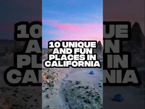 10 Unique Places in California You’ve Never Heard Of😮 #californiatravel #visitcalifornia #exploreusa