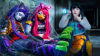 أصبحت Rumi أنيماترونيك! 😱 تحدي مع الأصدقاء! K-Pop Demon Hunters في الحياة الواقعية!