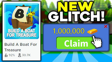 1,000,000 GOLD GLITCH in Build a boat for Treasure ROBLOX