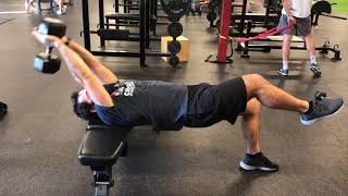 EricCressey.com: 1-leg Dumbbell Pullover
