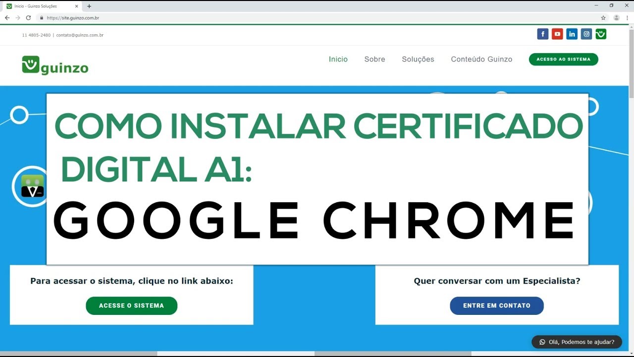 Como Instalar o Certificado Digital A1 no Google Chrome ...