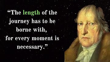 Georg Wilhelm Friedrich Hegel quotes