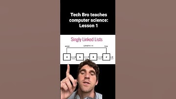 Tech Bro Computer Science Lesson 1: Singly Linked Lists #shorts