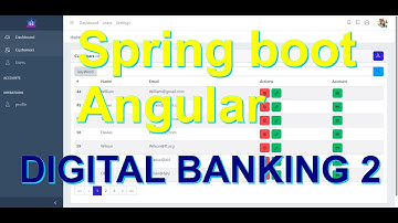 Digital Banking SPRING BOOT(REST API)/ANGULAR. Application Version 2