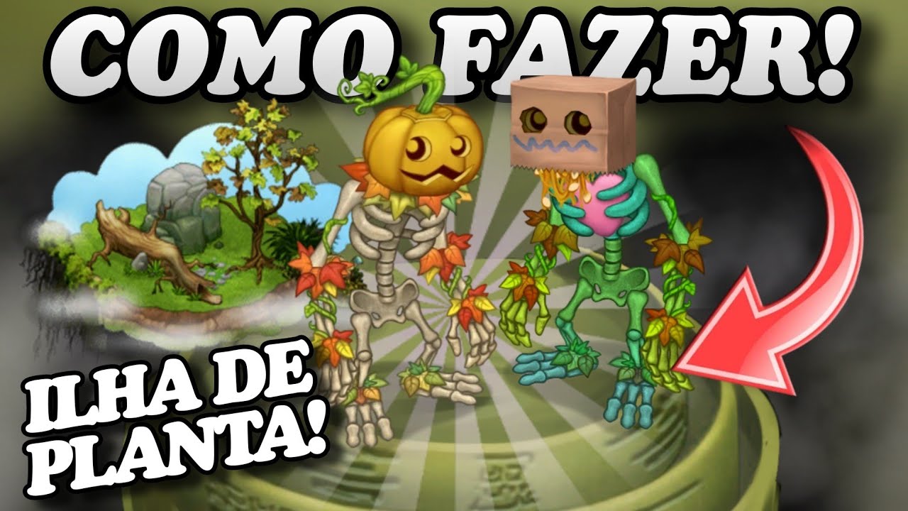 🎃 COMO FAZER o Punkeleto (Raro e normal) Na ilha de Planta - My Singing ...