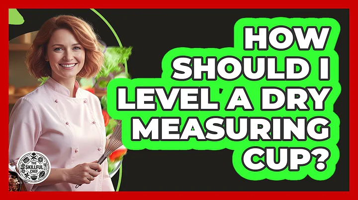 How Should I Level A Dry Measuring Cup?