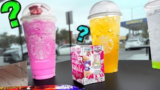 TRUCO de la Bebida SECRETA Hello Kitty en Starbucks ☕ Unboxing