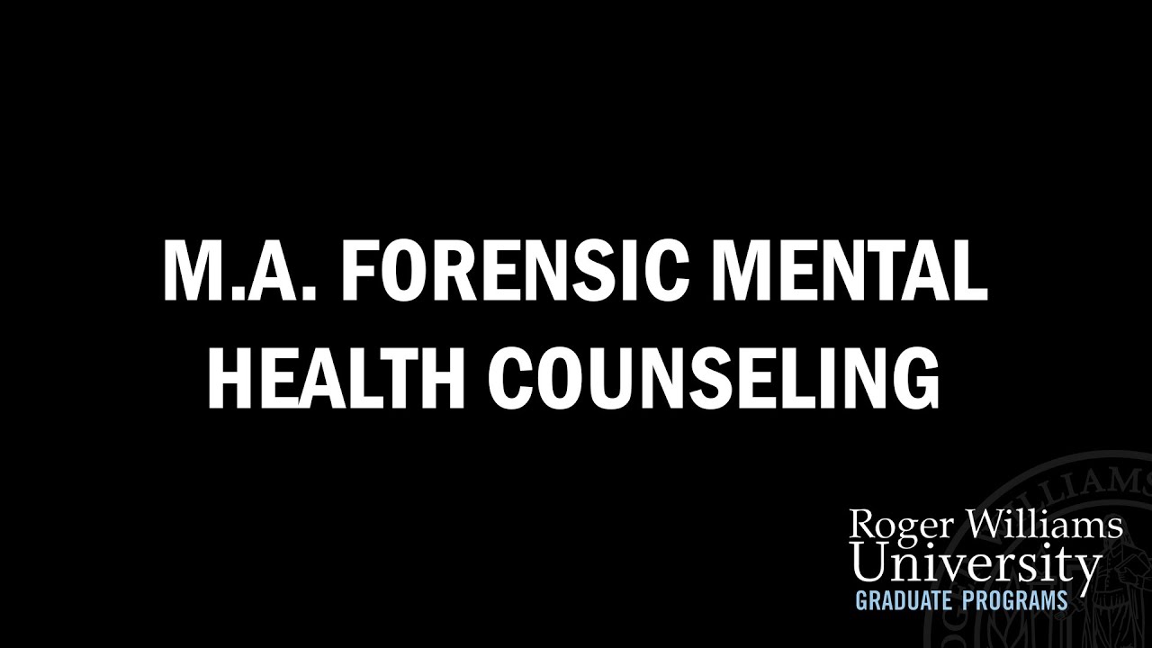 Forensic Mental Health Counseling: Bridging Justice & Care