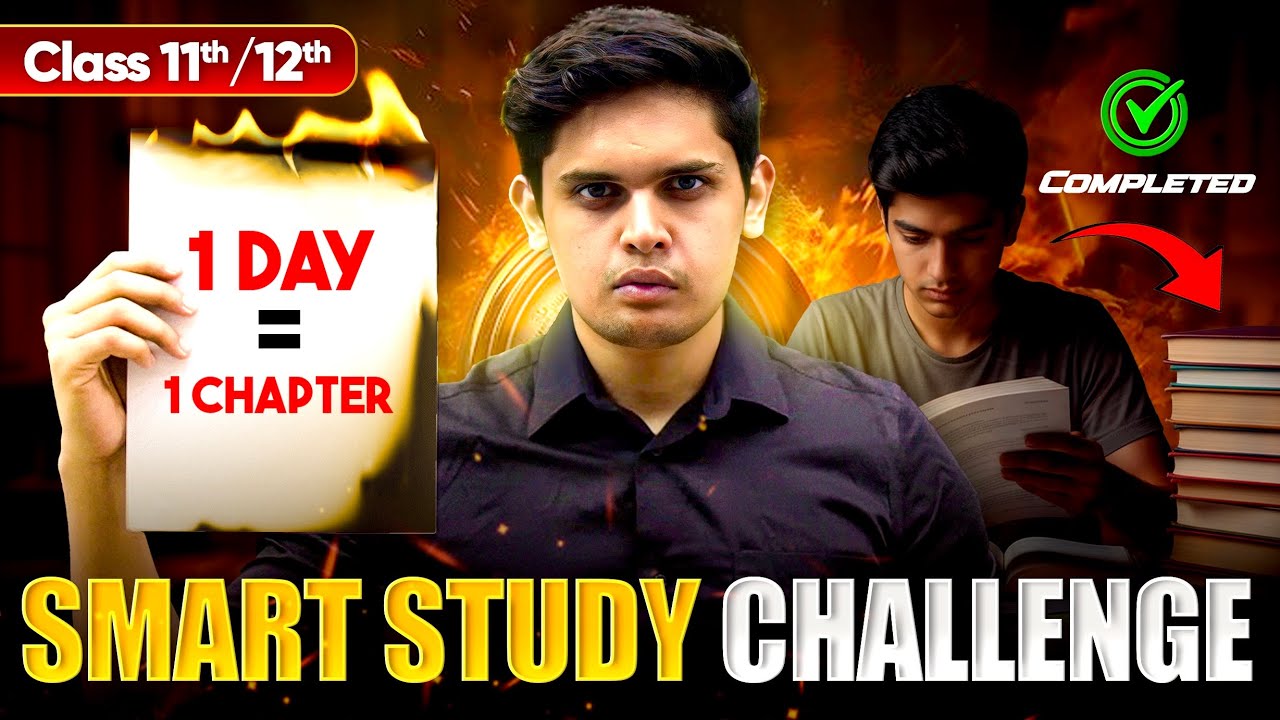 Topper’s Smart Study Challenge🔥 | Score 95% in Class 11th & 12th | Prashant Kirad