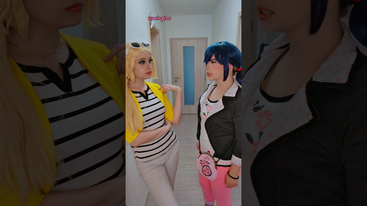 Apologize for ruining my life 2 | Chloé & Marinette @nikkihatsunecosplay #cosplay #miraculous