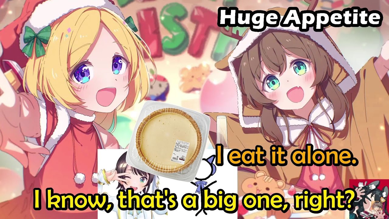 Akirose, Subaru, and Zeta's Watching Matsuri Endlessly Devouring So Many Food【Hololive English Sub】