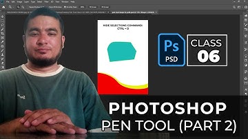 Pen Tool and Path   Adobe Photoshop for Beginners  Class 6  in Urdu Part 2