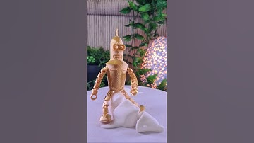 🤖 Bender 🤖 3D Printing Timelapse #shorts