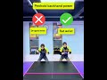How to hit the correct pen style backhand shot in table tennis #tabletennis #pingpong