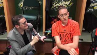 Breanna Stewart speaks ahead of her first WNBA All Star Game