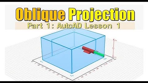 Oblique Projection - Part 1 | AutoCAD Lesson 1 #civilengineering #engineeringtips #edrawmax