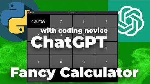 Calculator App in Kivy with ChatGPT | Automated Coding
