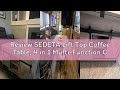Review SEDETA Lift Top Coffee Table, 4 in 1 Multi-Function Convertible Coffee Tables with Storage an