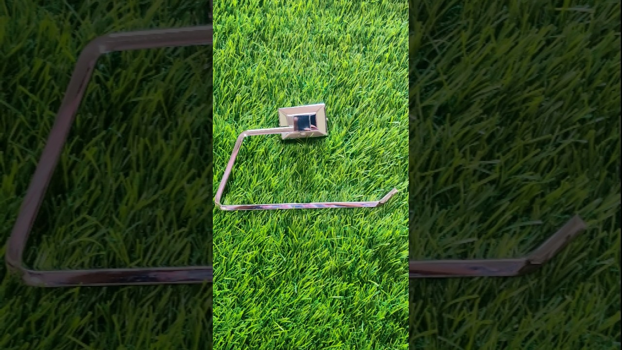 Half Cut Towel Ring-(Chrome) 