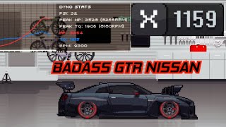 pixel car race/Badass GTR Nissan #pixelcarracer#gtrnissan#Badass