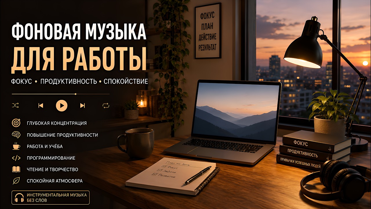 🎧 Background Music for Work 💻 | Deep Work Lounge & Focus Background Music